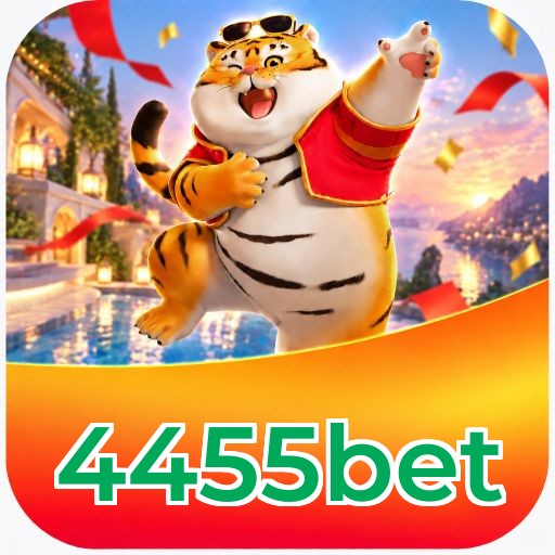 Interface da plataforma 4455bet mostrando slots populares e bônus de boas-vindas